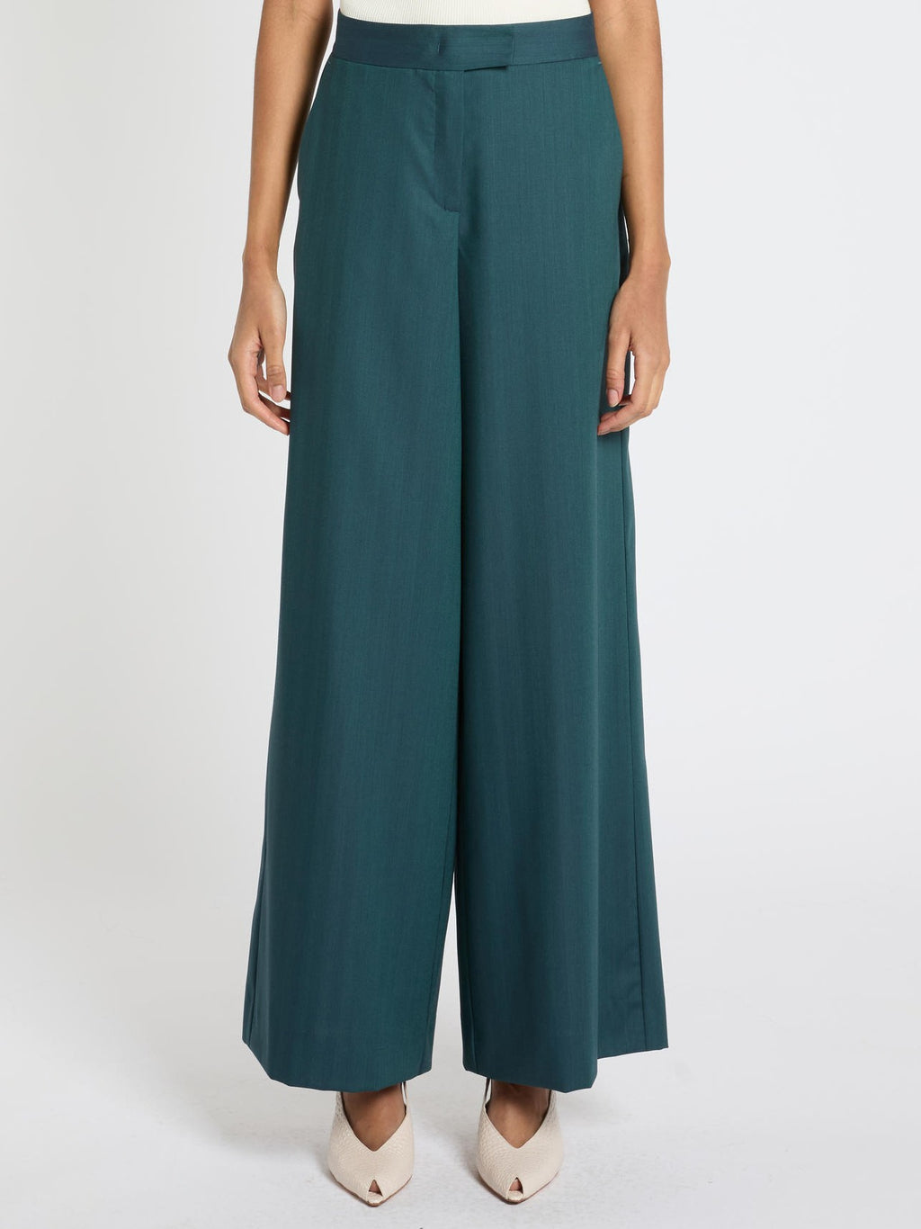 Pantalone fluido in saglia effetto resca Mllmaggio
