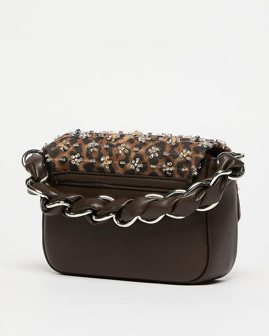 Borsa Le Muse small con ricamo di perline Mlalontra1