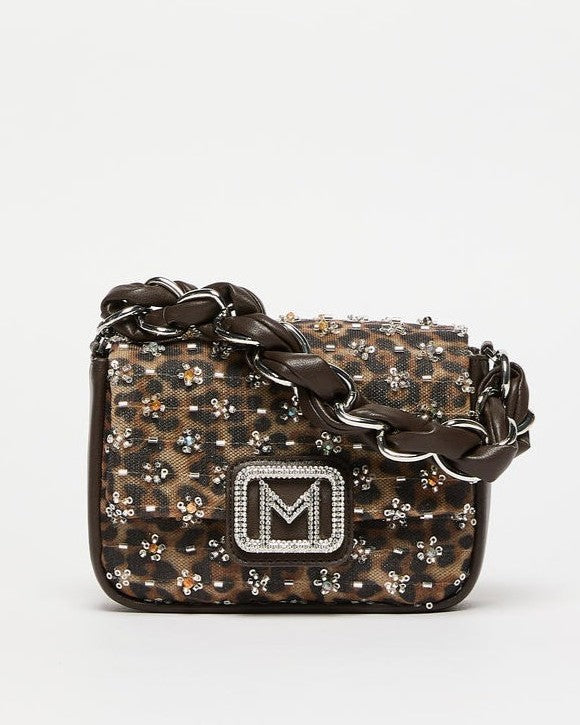 Borsa Le Muse small con ricamo di perline Mlalontra1