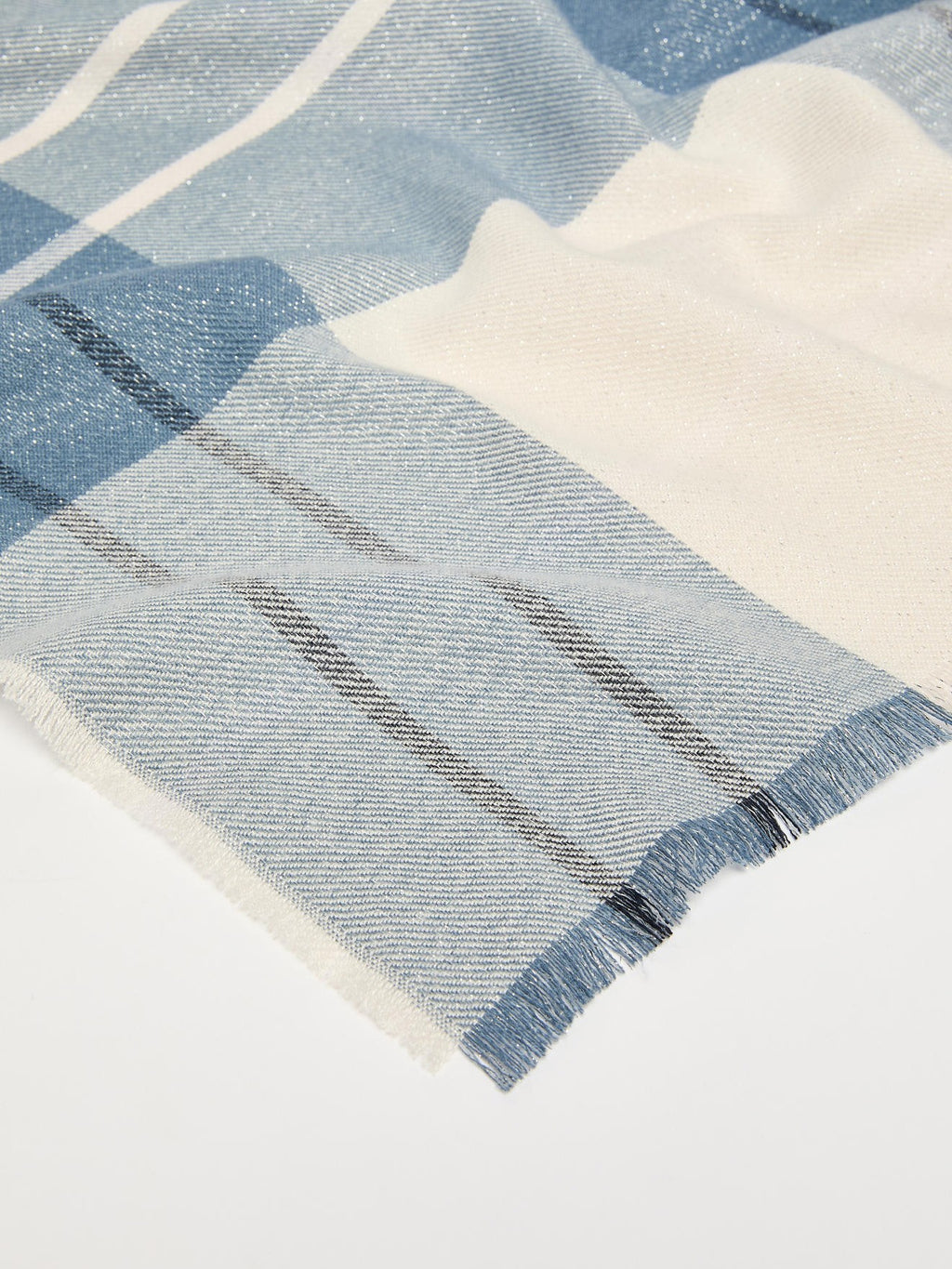 Stola tartan con lurex Mlaalca
