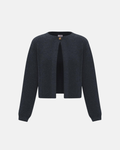 Cardigan in ciniglia con lurex Emmseta