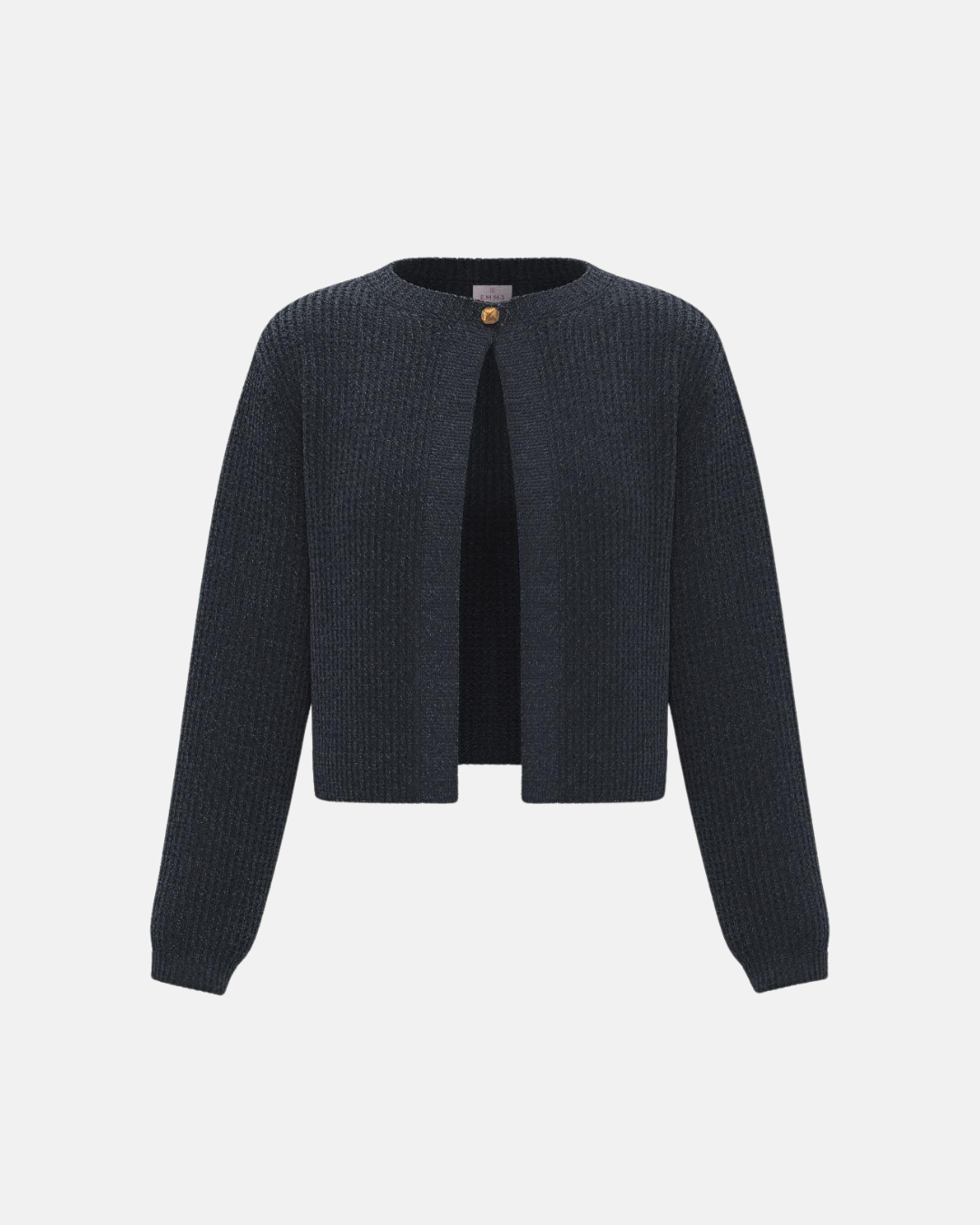 Cardigan in ciniglia con lurex Emmseta