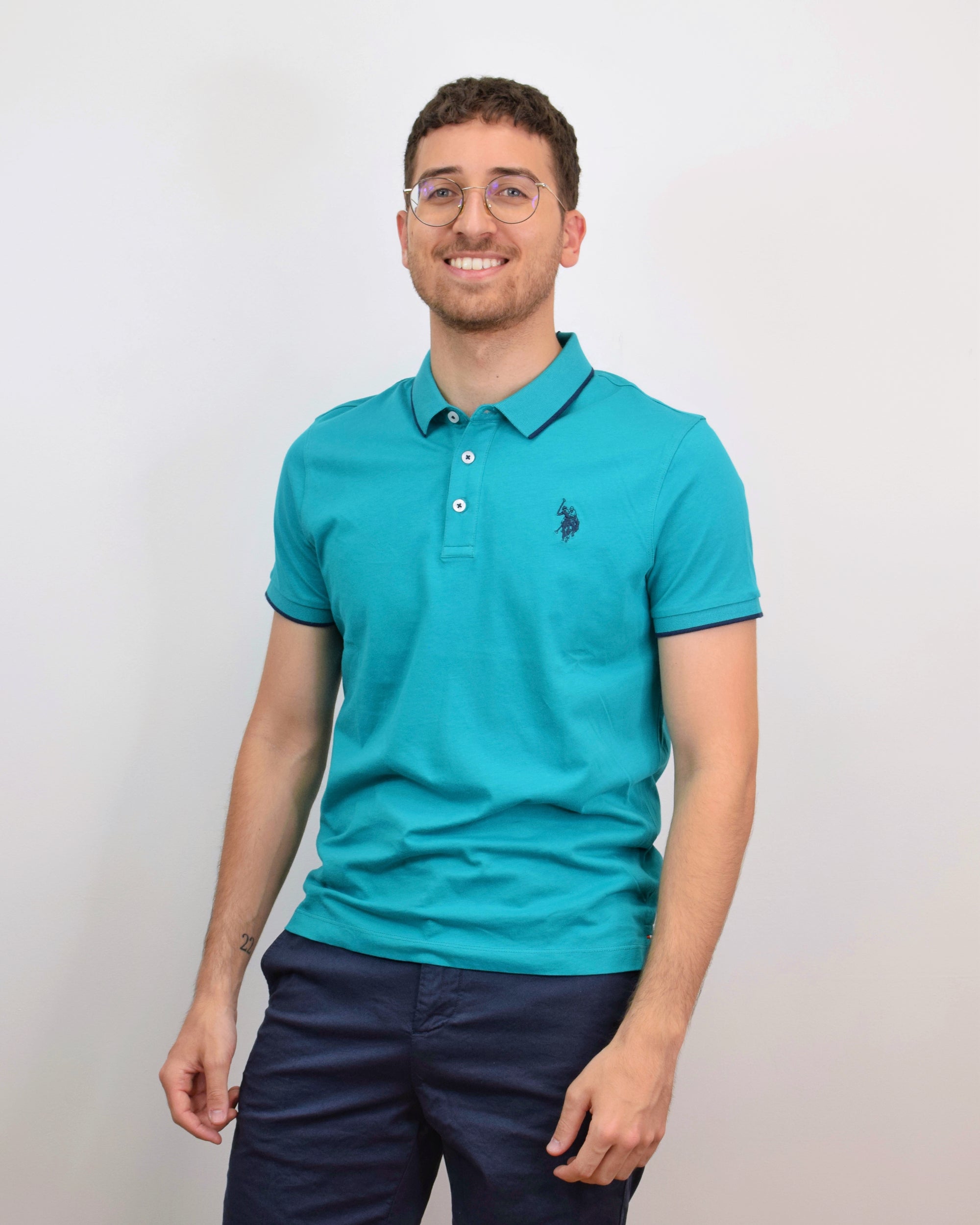 Polo in jersey