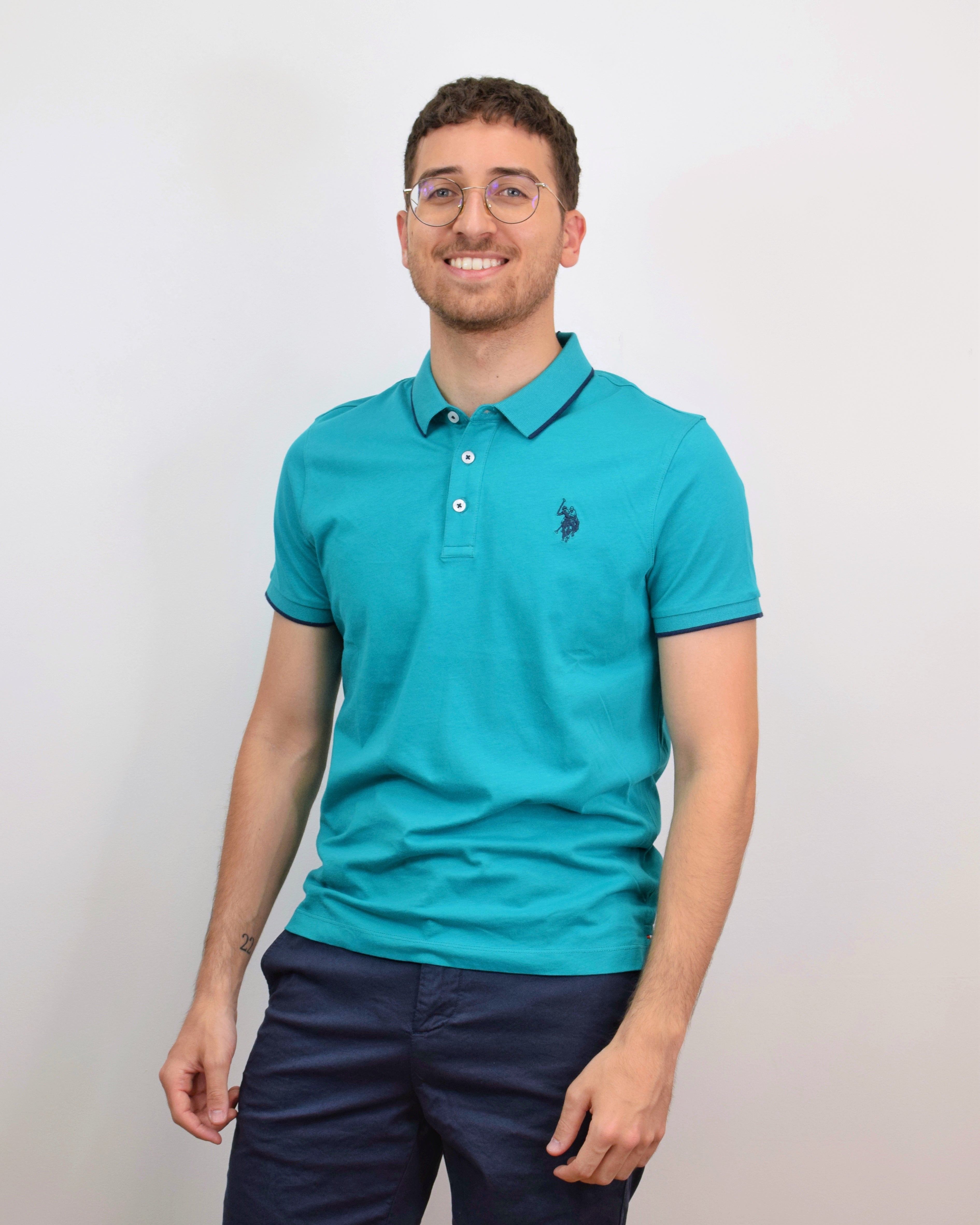 Polo in jersey