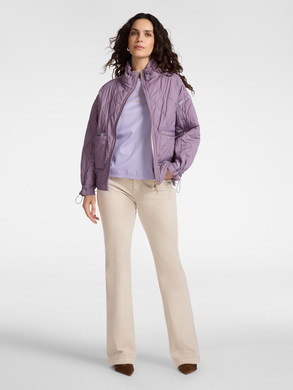 Piumino lightweight in nylon trapuntato