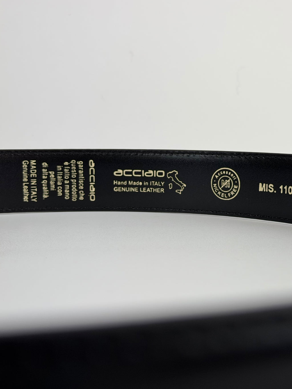 Cintura in pelle regolazione automatica