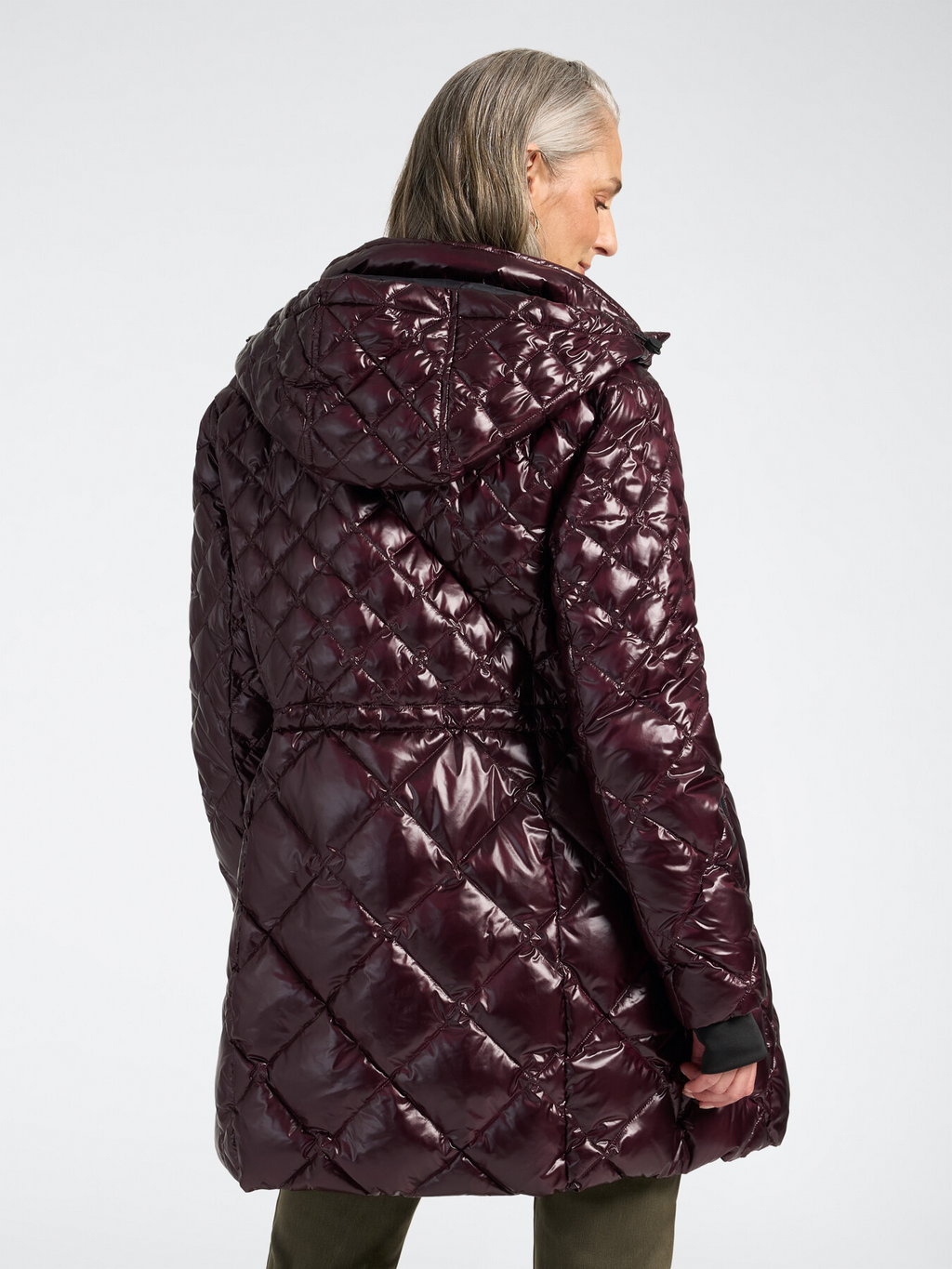 Parka in piuma trapuntato
