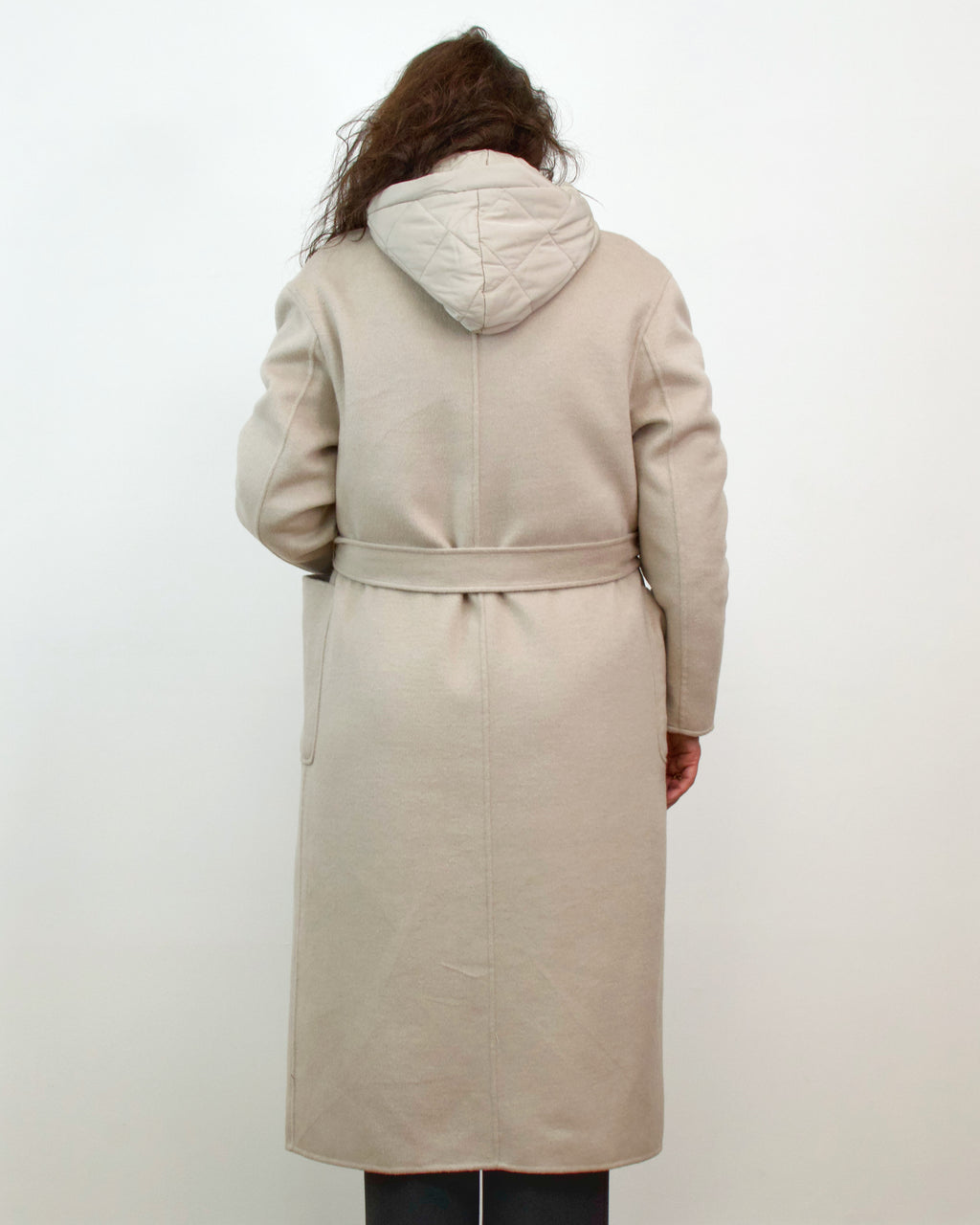 Cappotto con interno trapuntato removibile