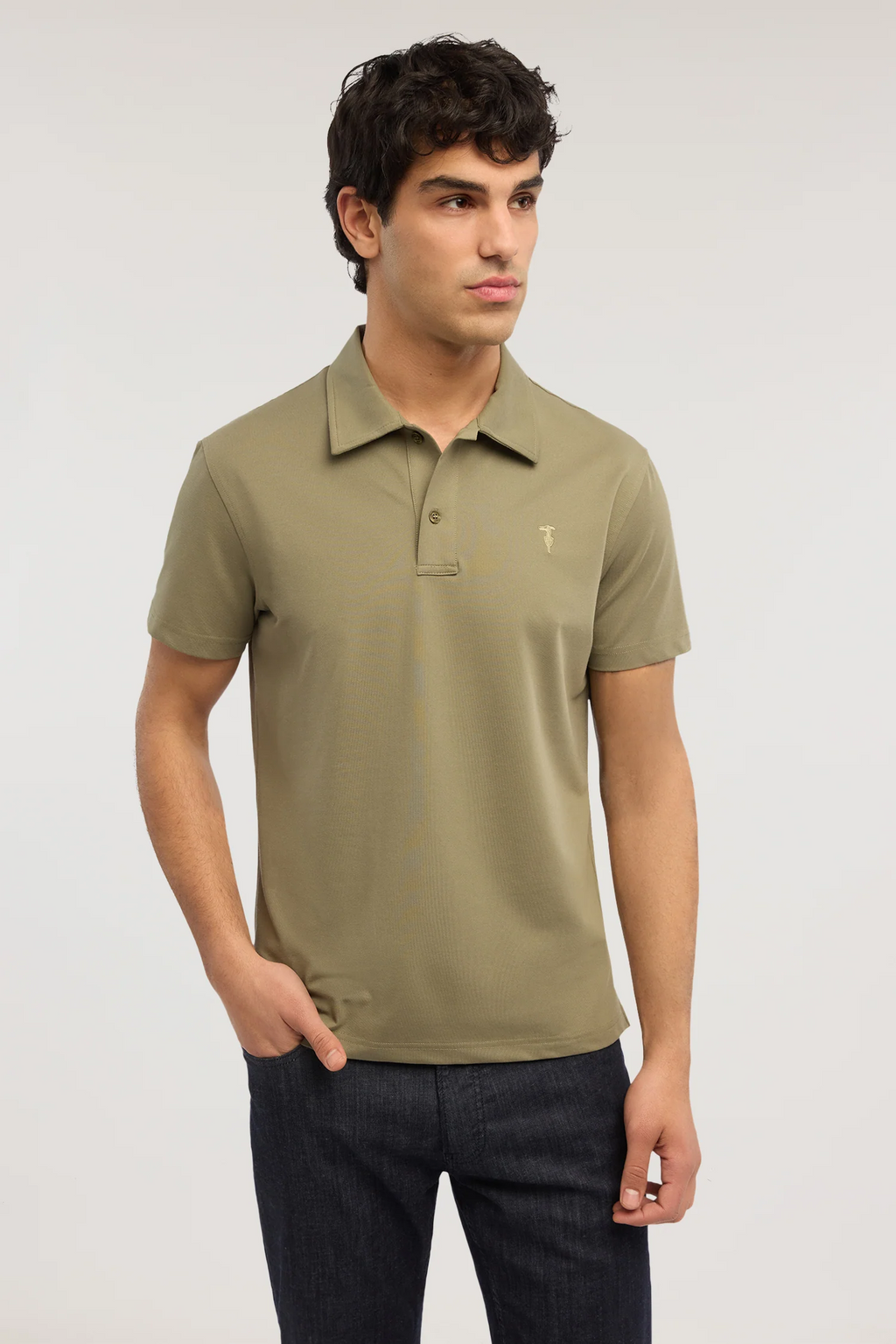 Polo regular fit technical piquet