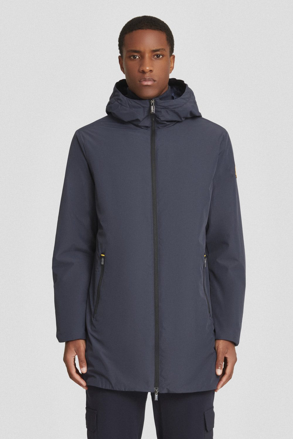 Giacca Gunbu lunga imbottita con cappuccio