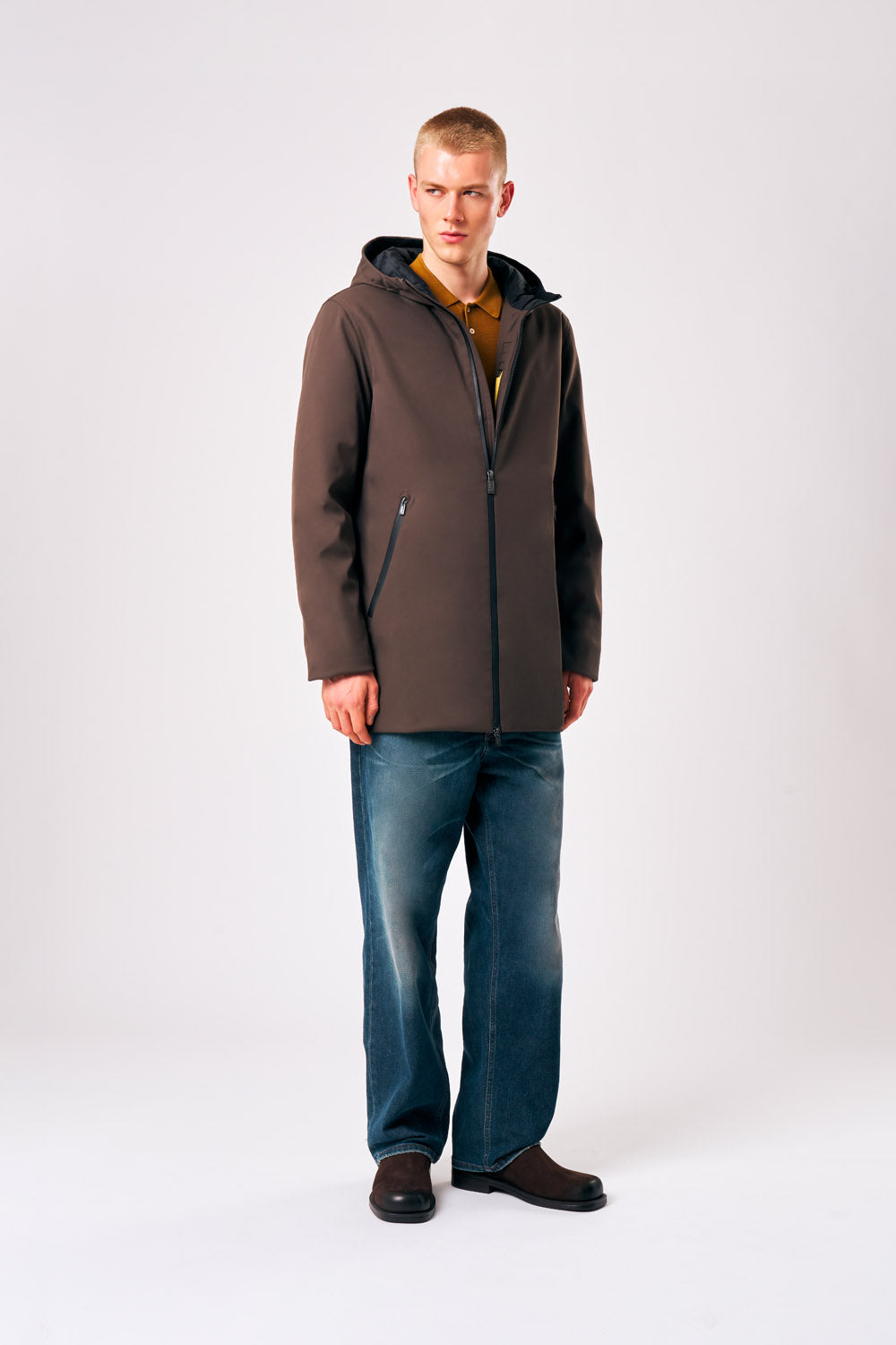 Giacca lunga con cappuccio Herdo 3.0