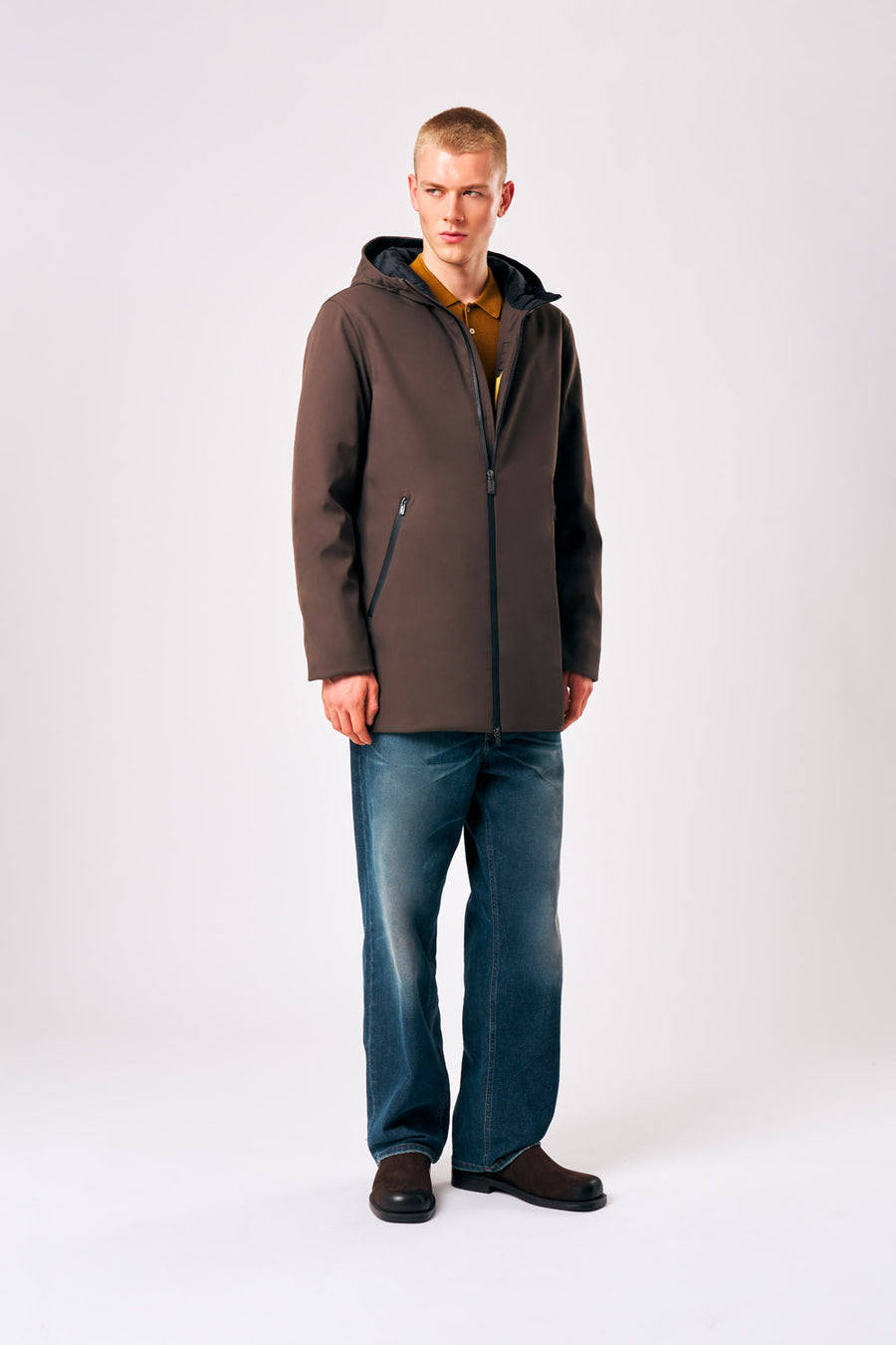 Giacca lunga con cappuccio Herdo 3.0