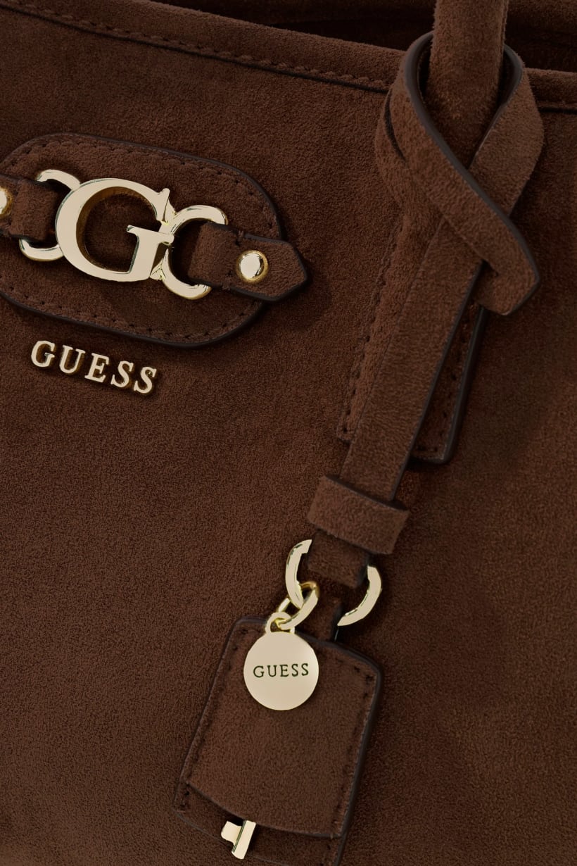 Borsa a spalla in camoscio Samantha