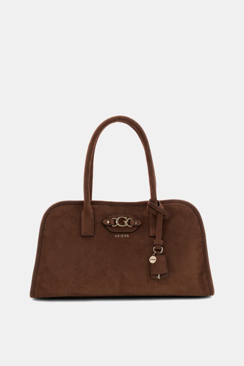 Borsa a spalla in camoscio Samantha
