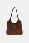 Borsa a mano in camoscio Samantha