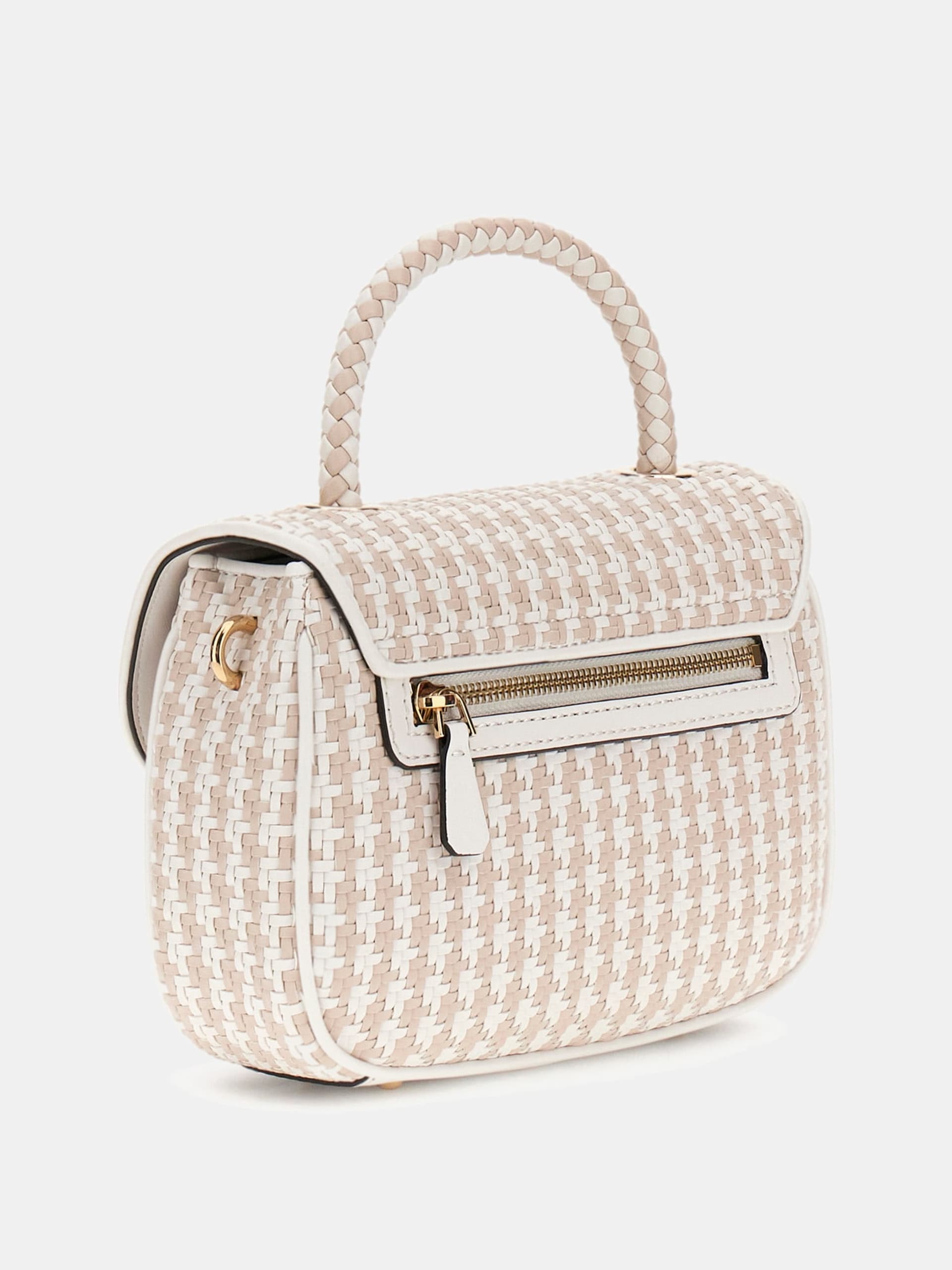 Mini borsa a mano Mirema intrecciata