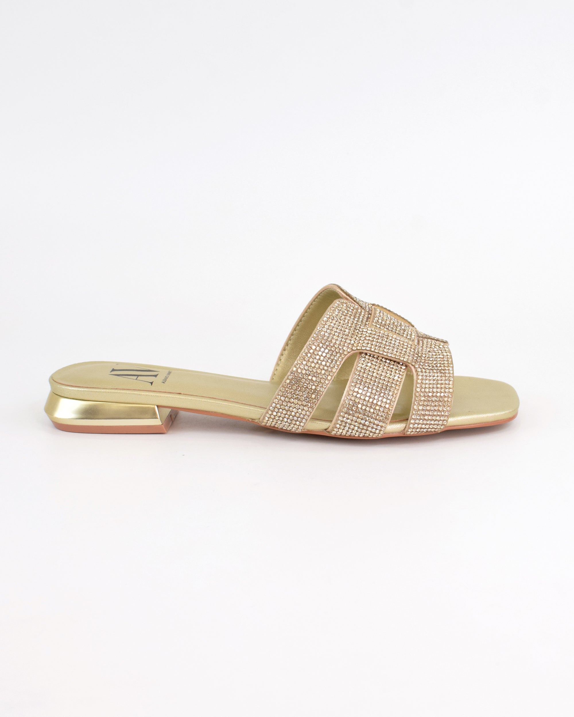 Ciabattina gioiello con strass