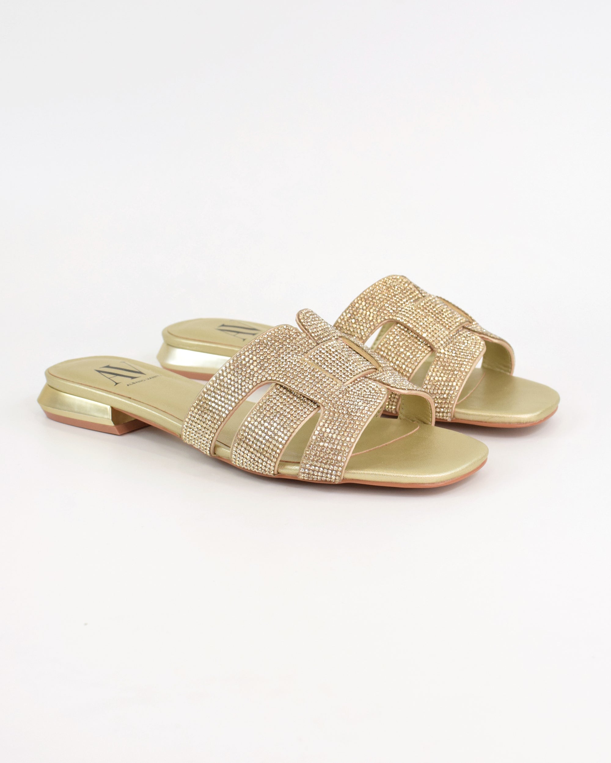 Ciabattina gioiello con strass