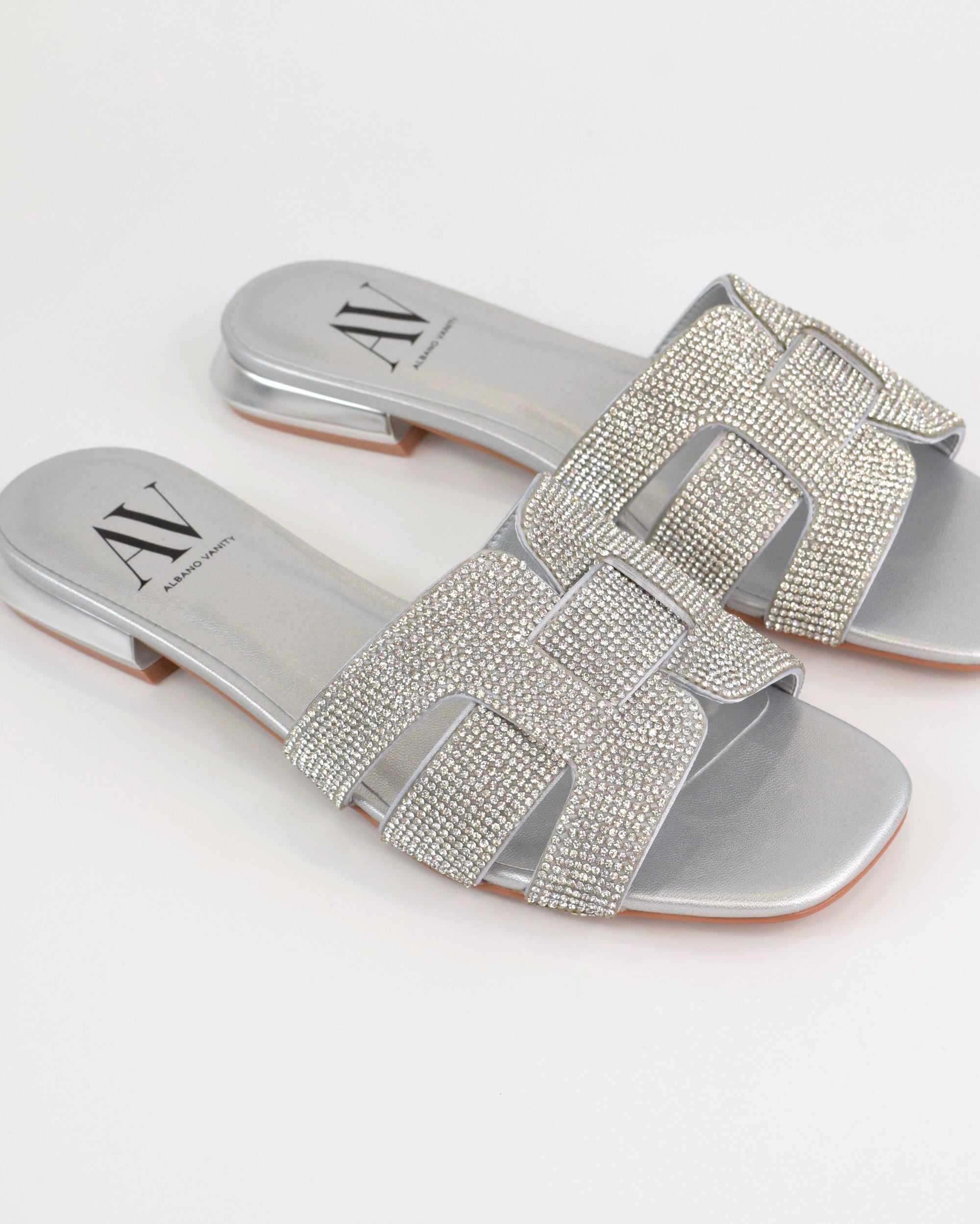 Ciabattina gioiello con strass