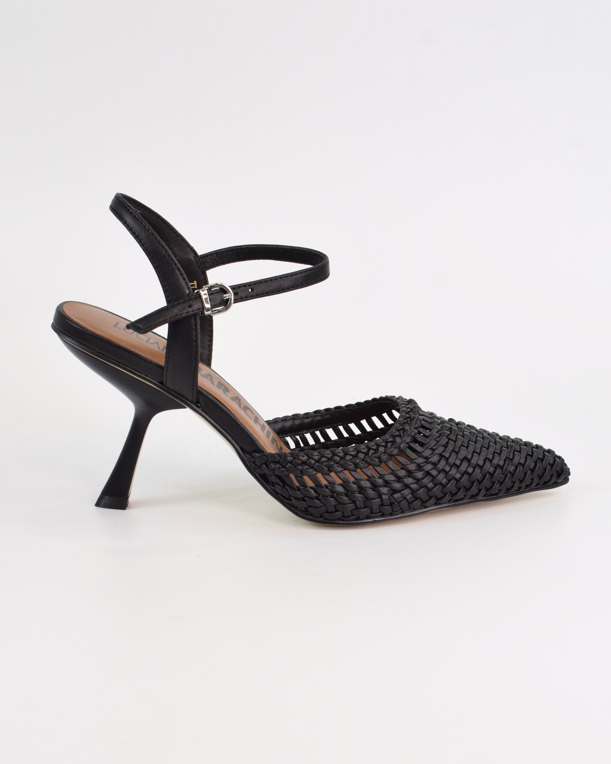 Slingback intrecciata con cinturino