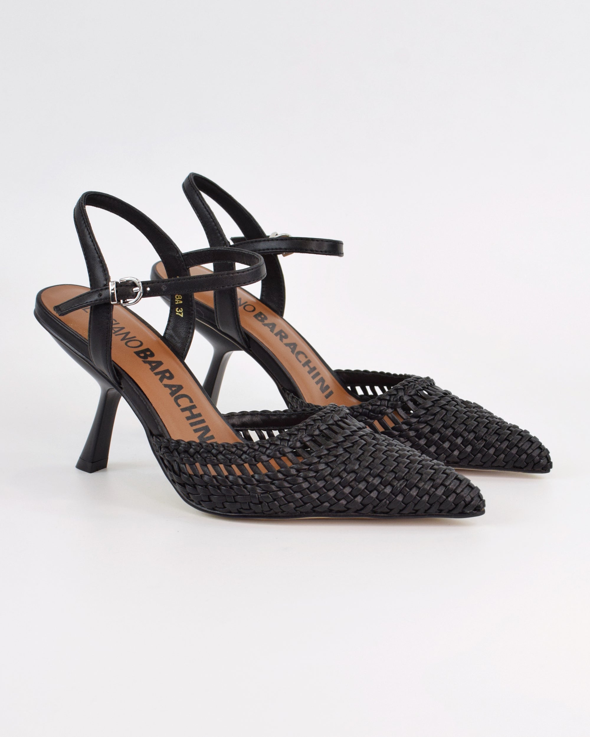 Slingback intrecciata con cinturino