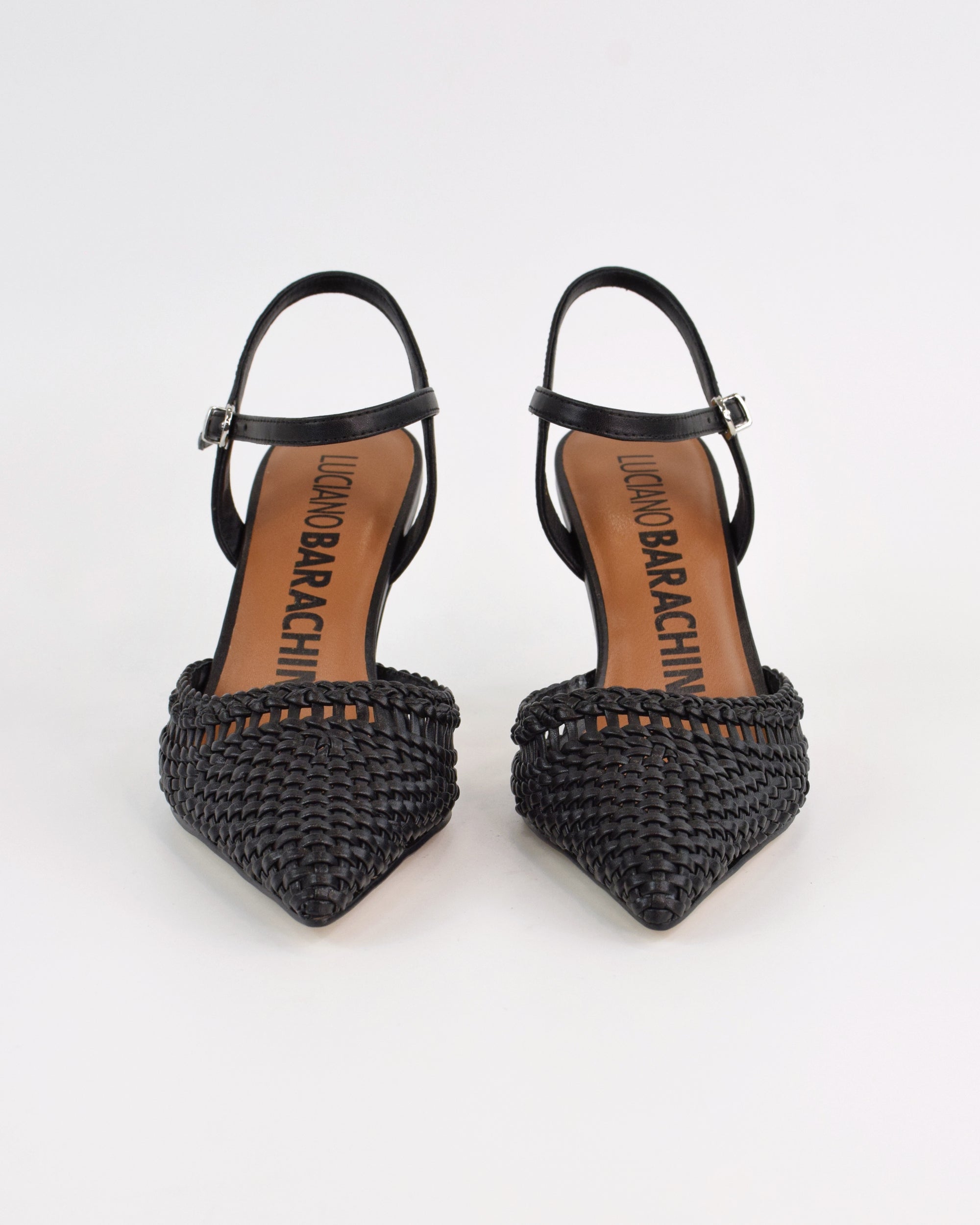 Slingback intrecciata con cinturino