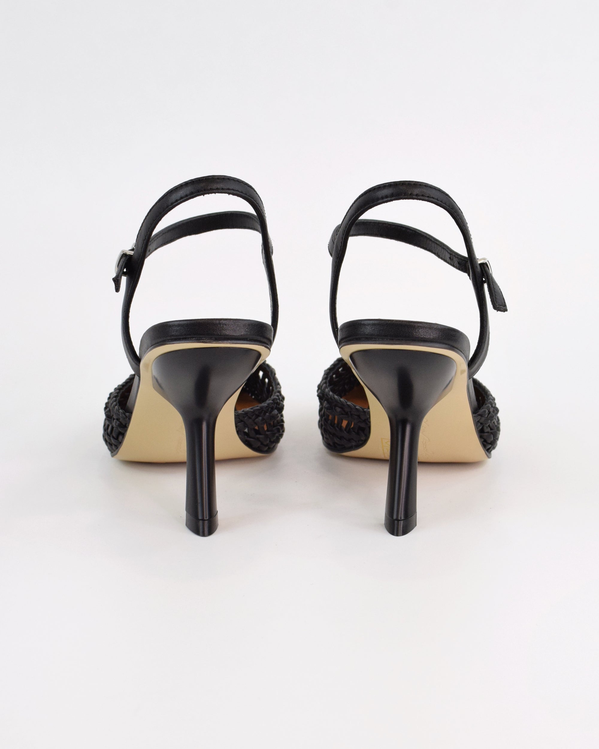 Slingback intrecciata con cinturino