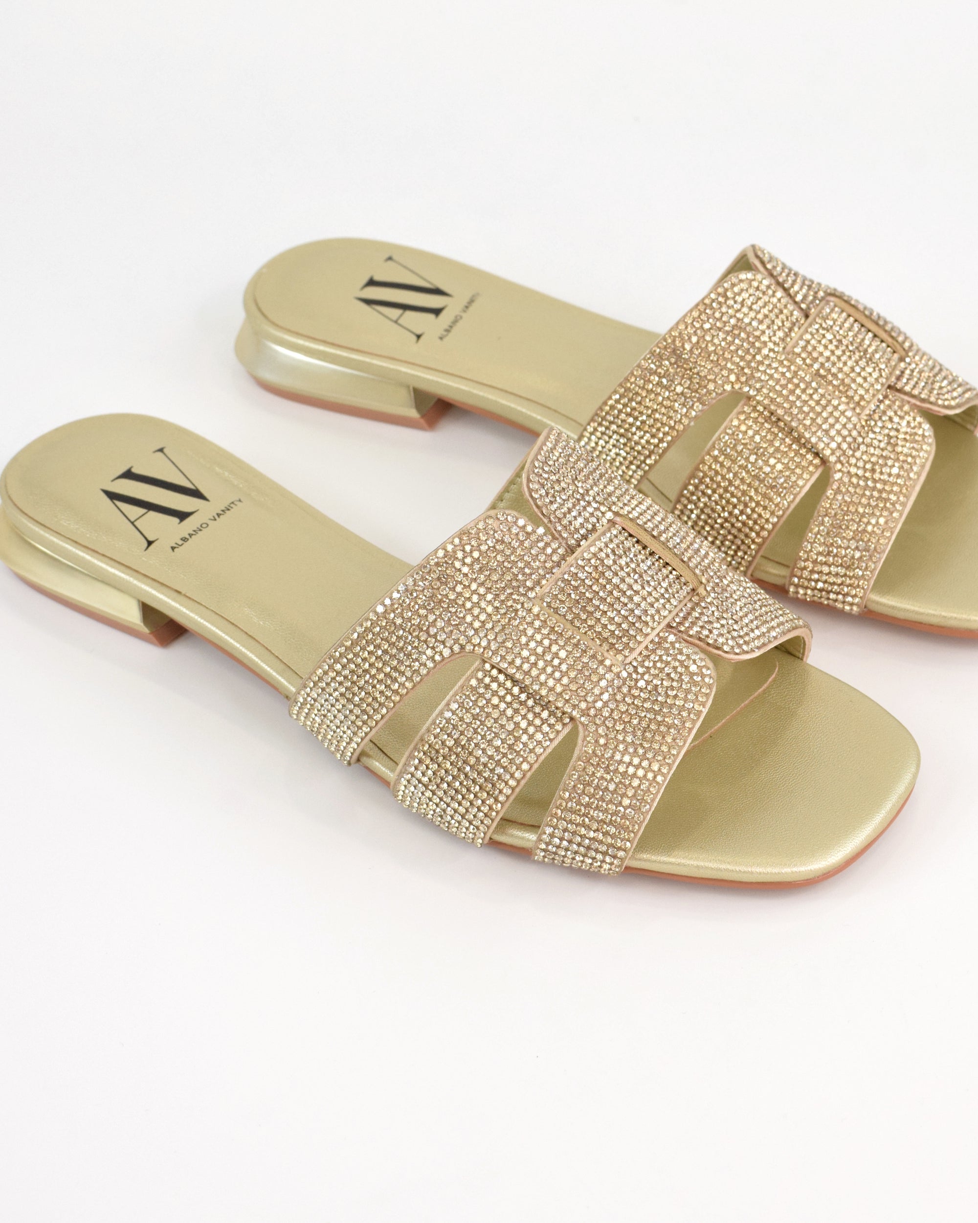 Ciabattina gioiello con strass