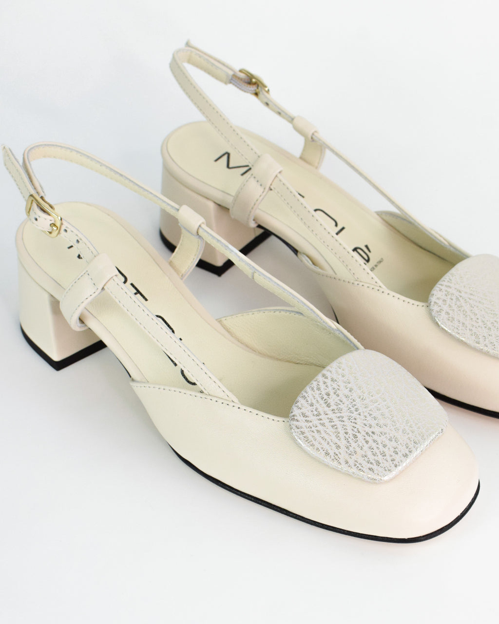 Slingback punta tonda
