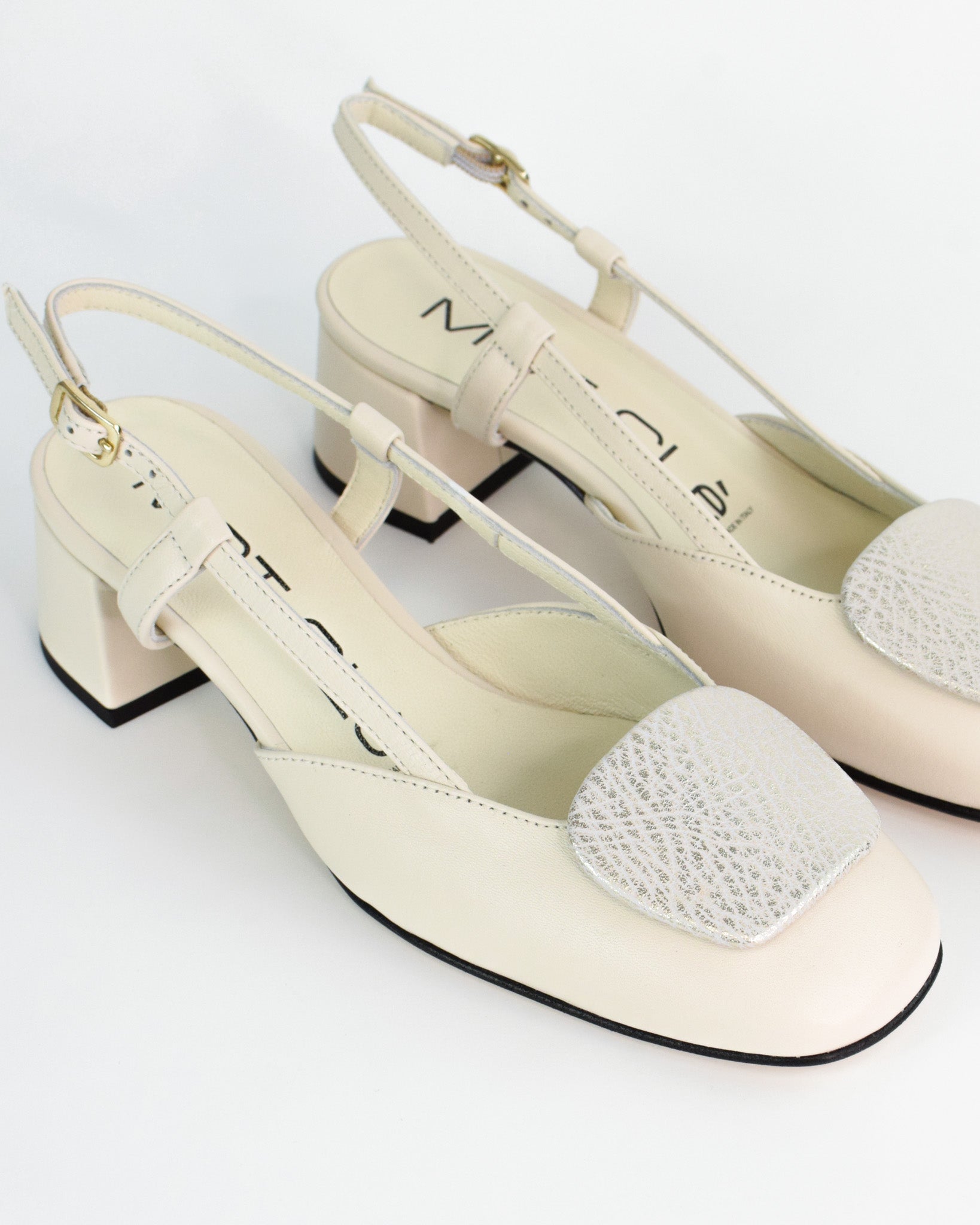 Slingback punta tonda