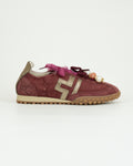Sneaker in camoscio con dettagli gioiello