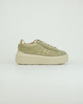 Sneaker in camoscio e strass