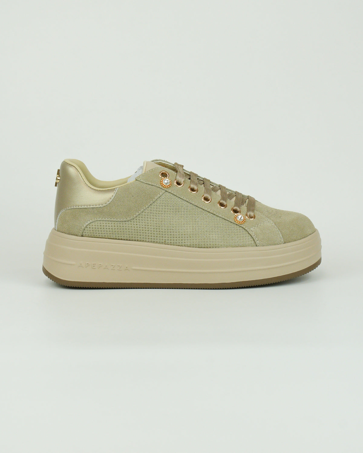 Sneaker Lifty15 platform con dettaglio gioiello