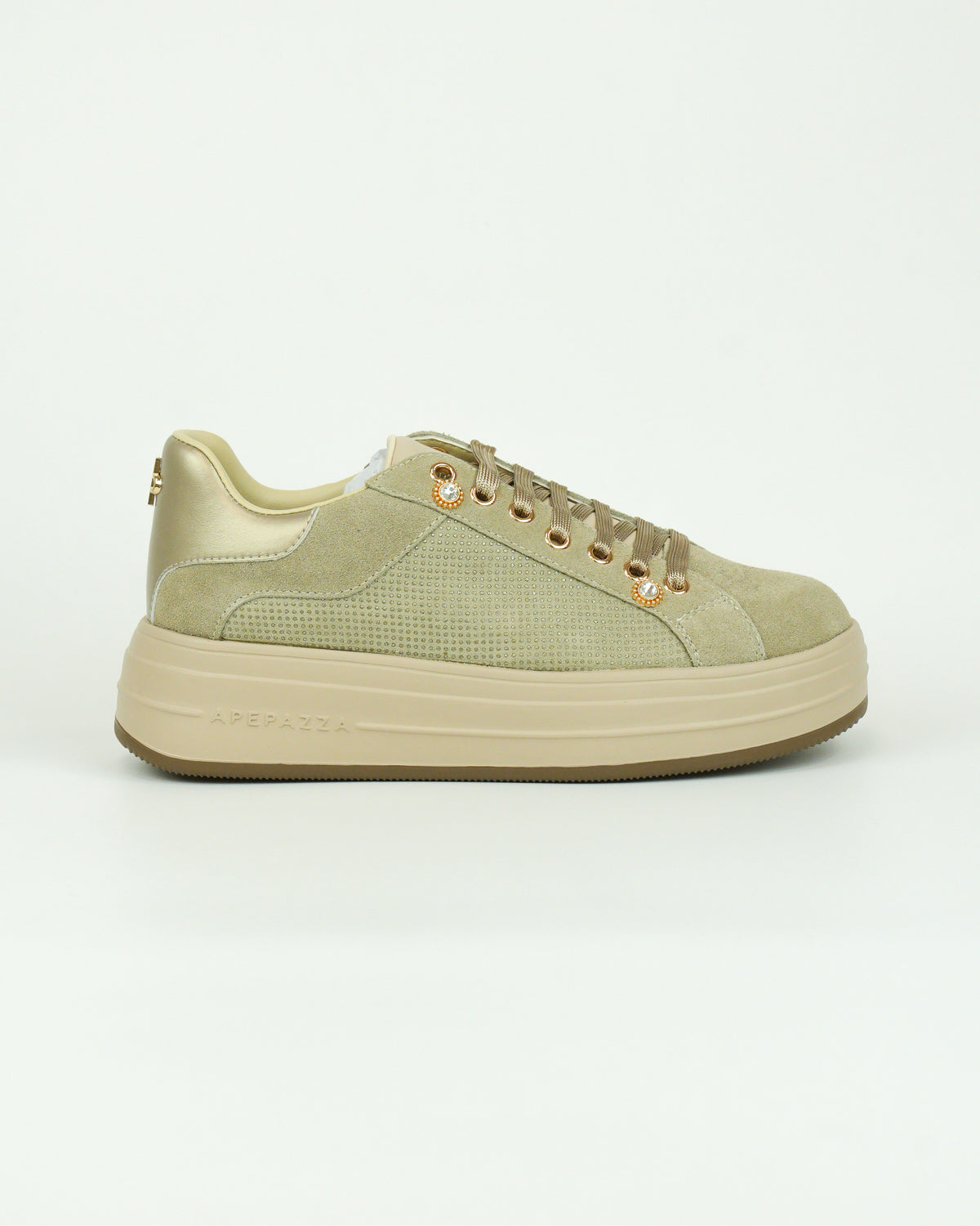 Sneaker Lifty15 platform con dettaglio gioiello