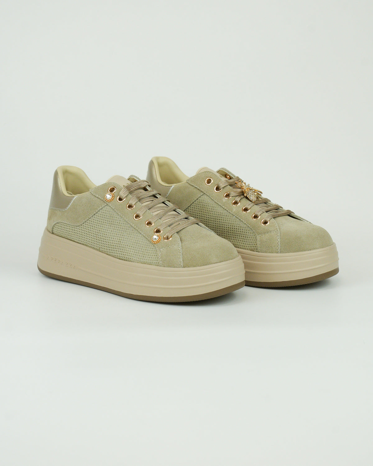 Sneaker Lifty15 platform con dettaglio gioiello