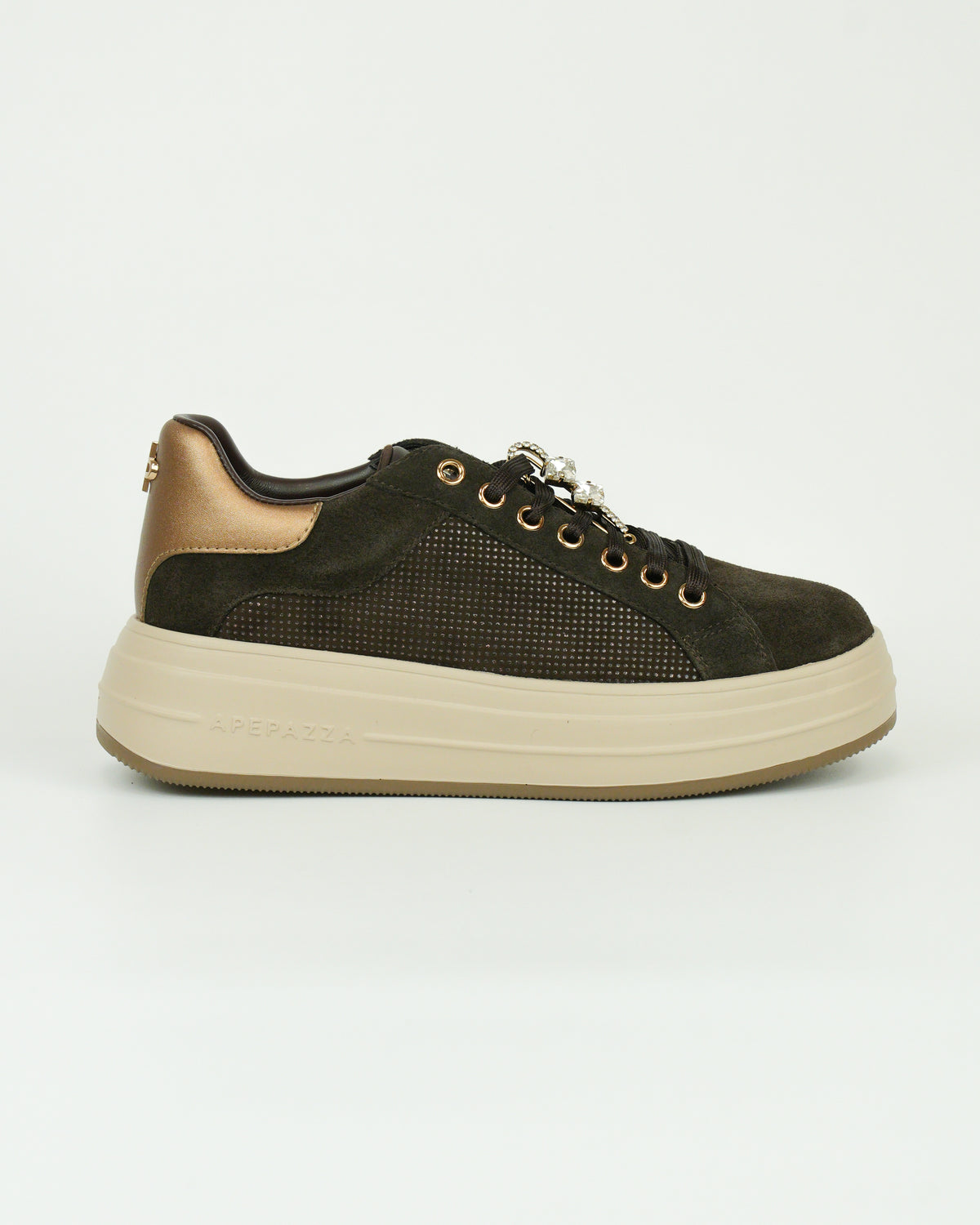 Sneaker Lifty15 platform con dettaglio gioiello