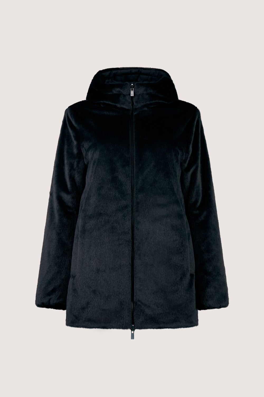 Cappotto reversibile in ecopelliccia Lucrezia