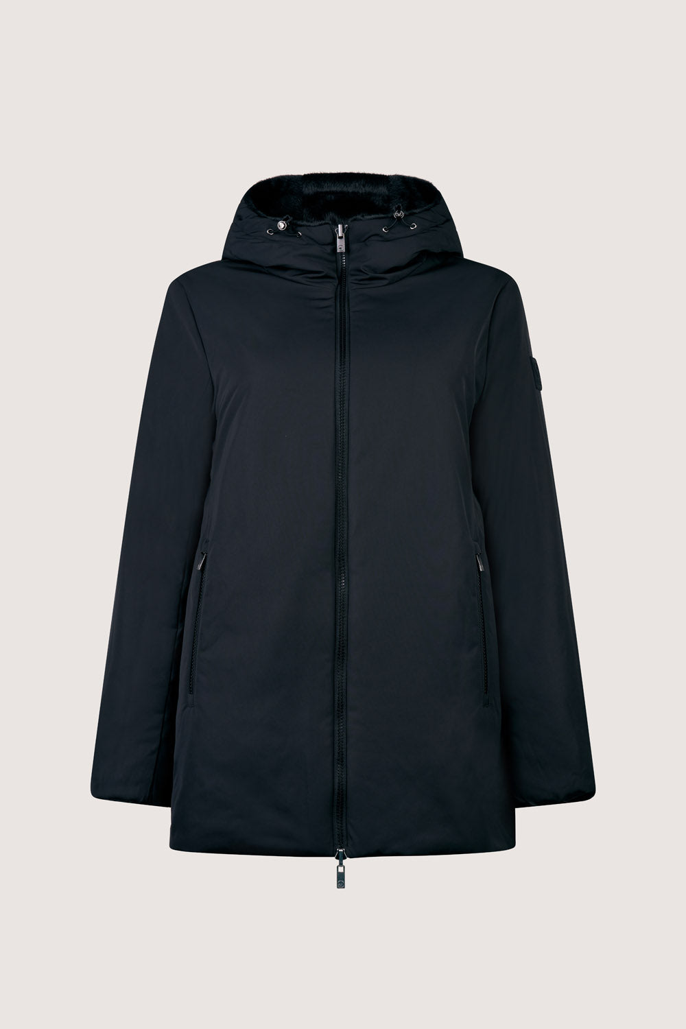 Cappotto reversibile in ecopelliccia Lucrezia