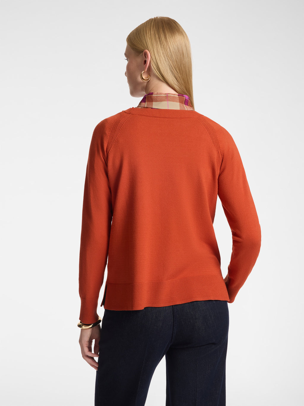 Maglia girocollo in viscosa