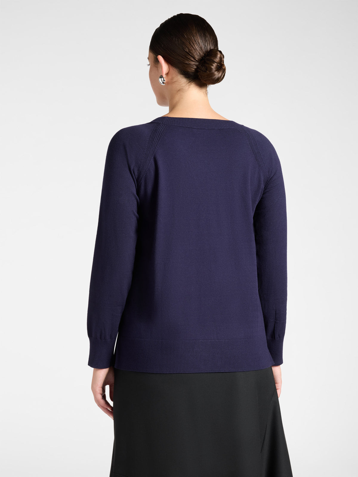 Maglia girocollo in viscosa