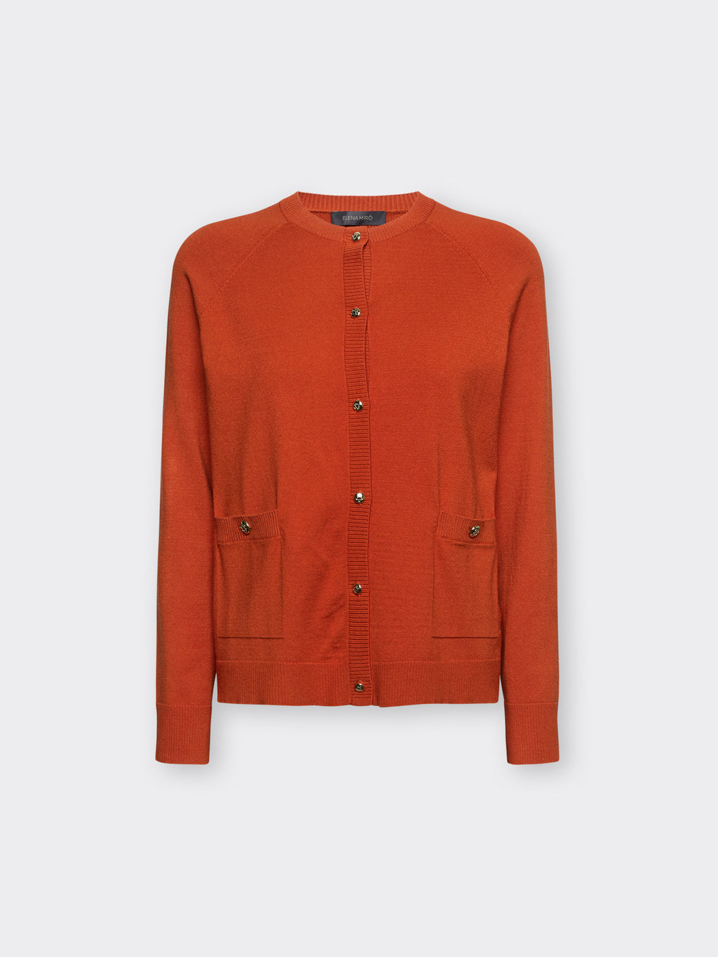 Cardigan in viscosa con tasche