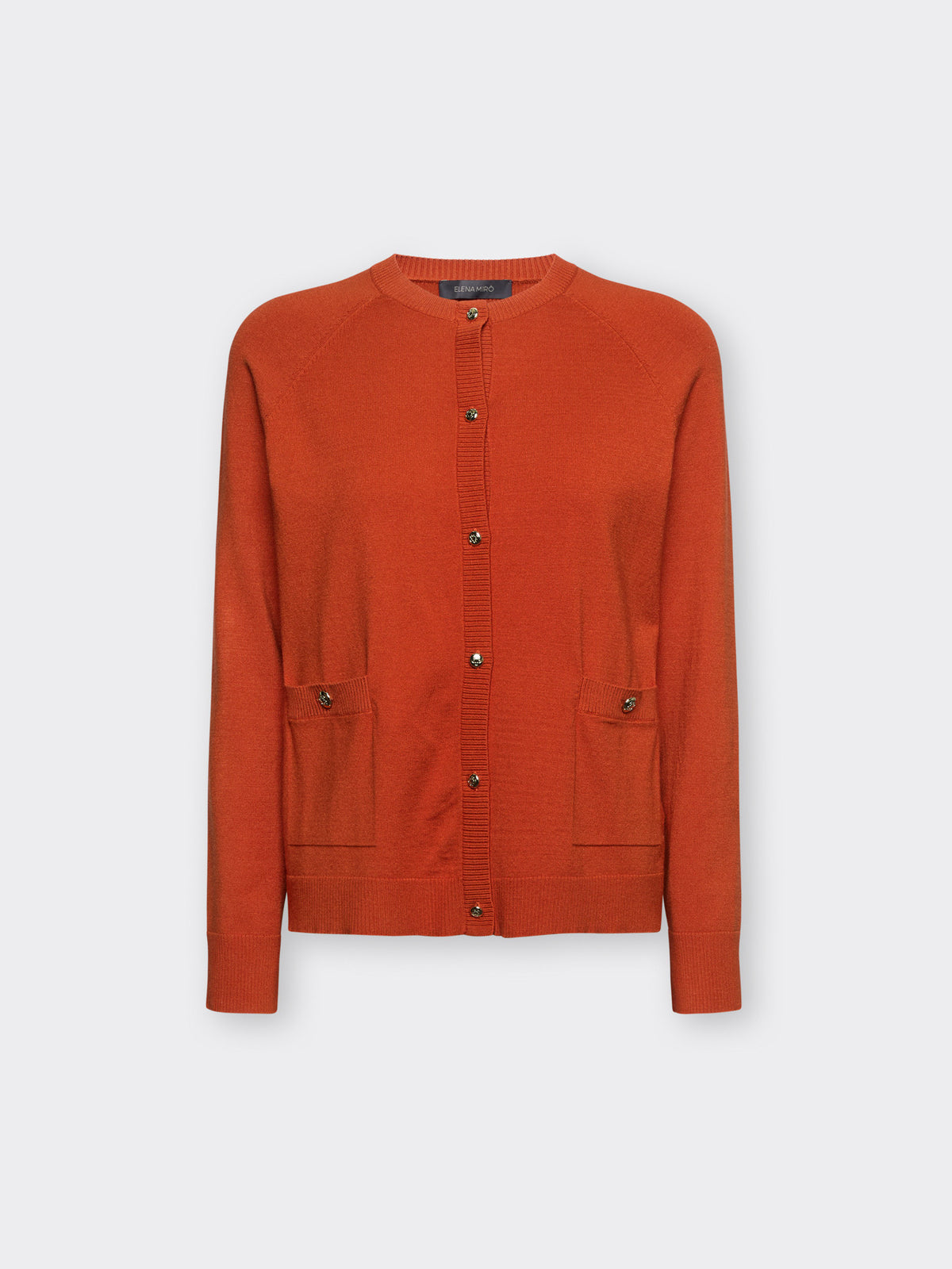 Cardigan in viscosa con tasche