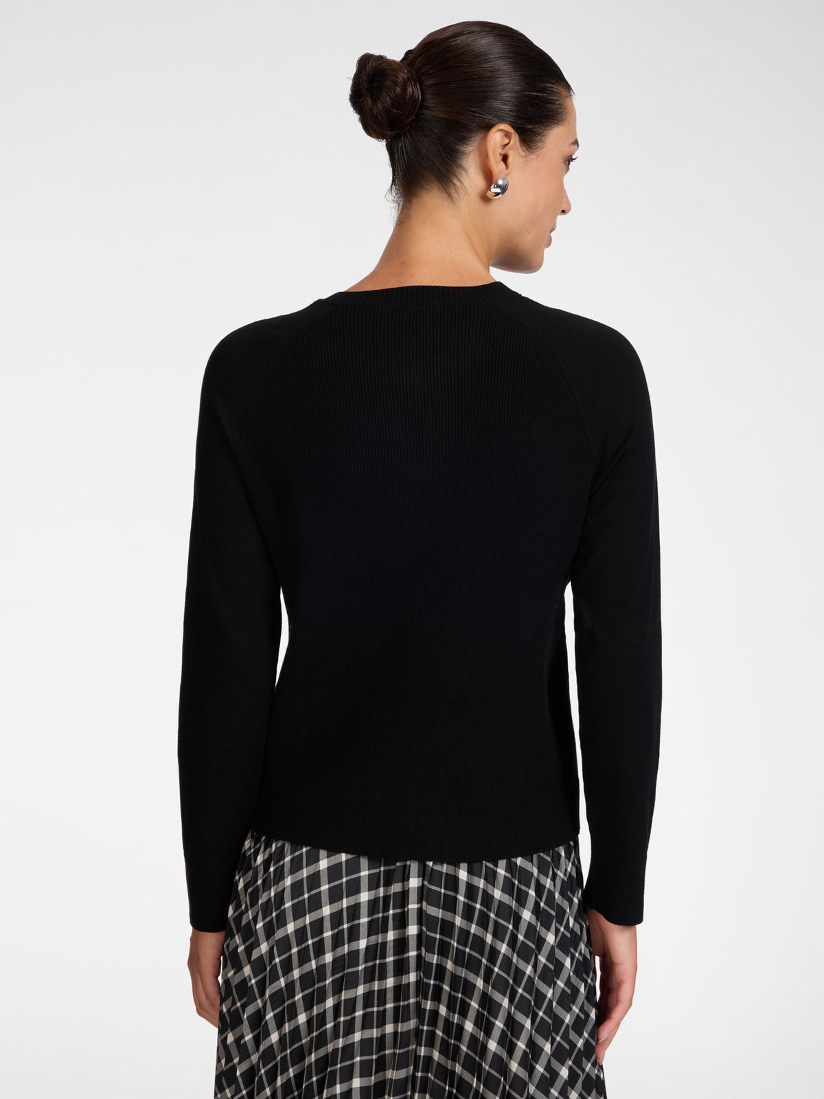 Cardigan in viscosa con tasche