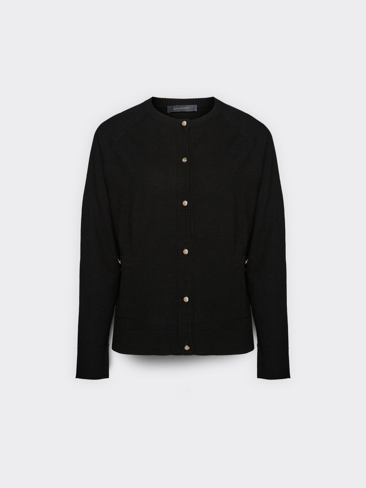 Cardigan in viscosa con tasche