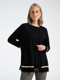 Cardigan in viscosa aperto