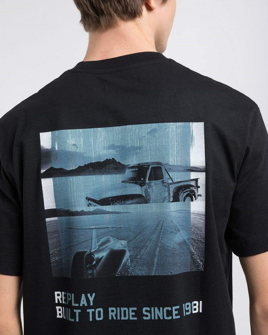 T-Shirt relaxed fit con stampa