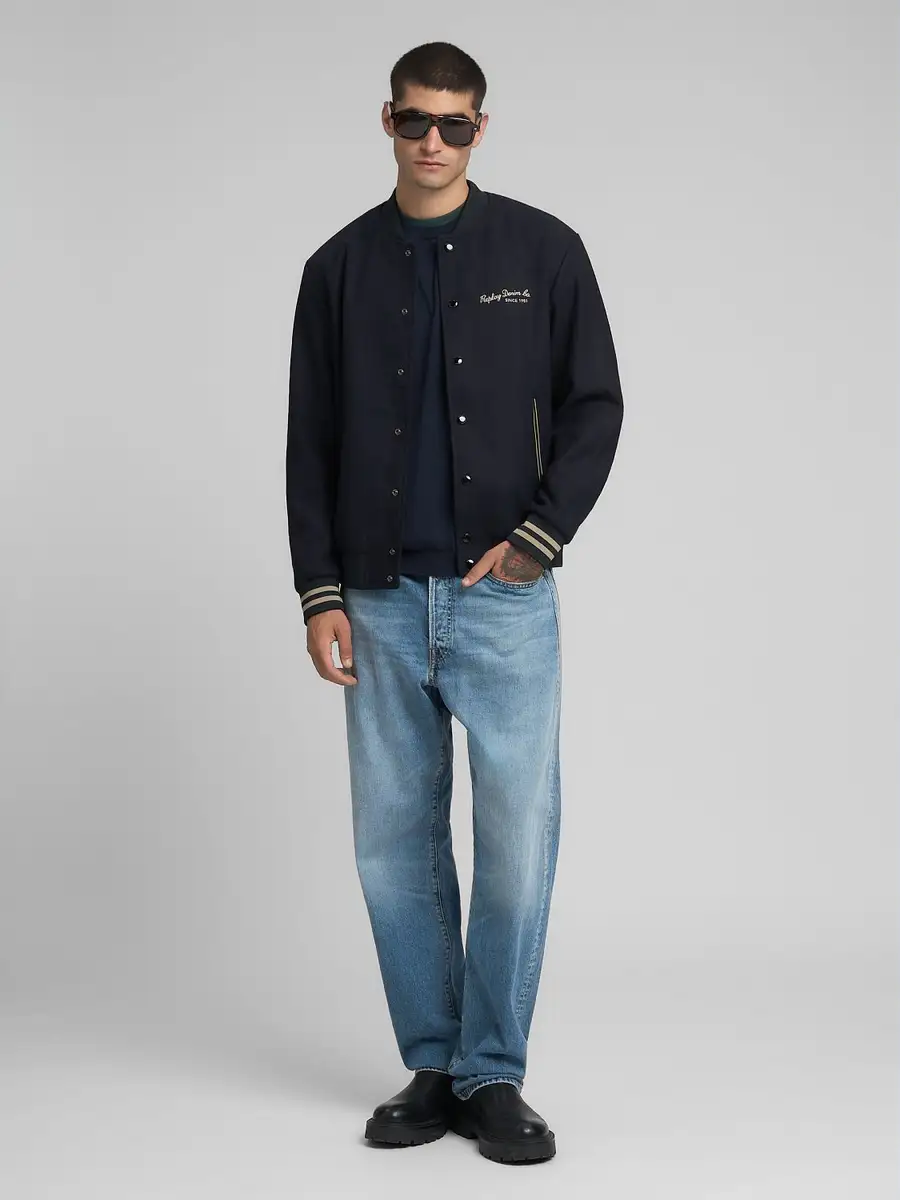 Bomber Varsity in misto lana