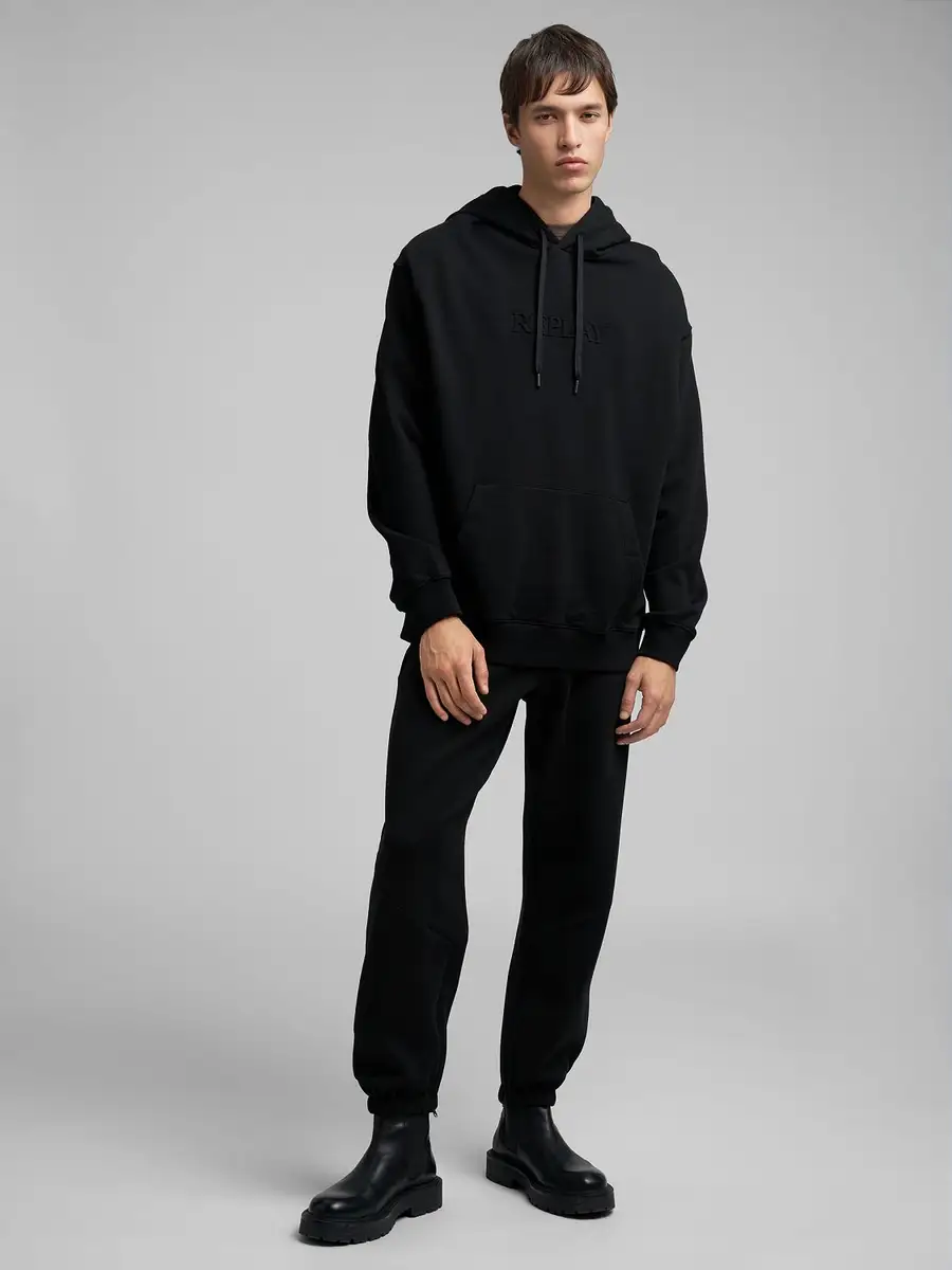 Jogger regular fit in felpa tecnica