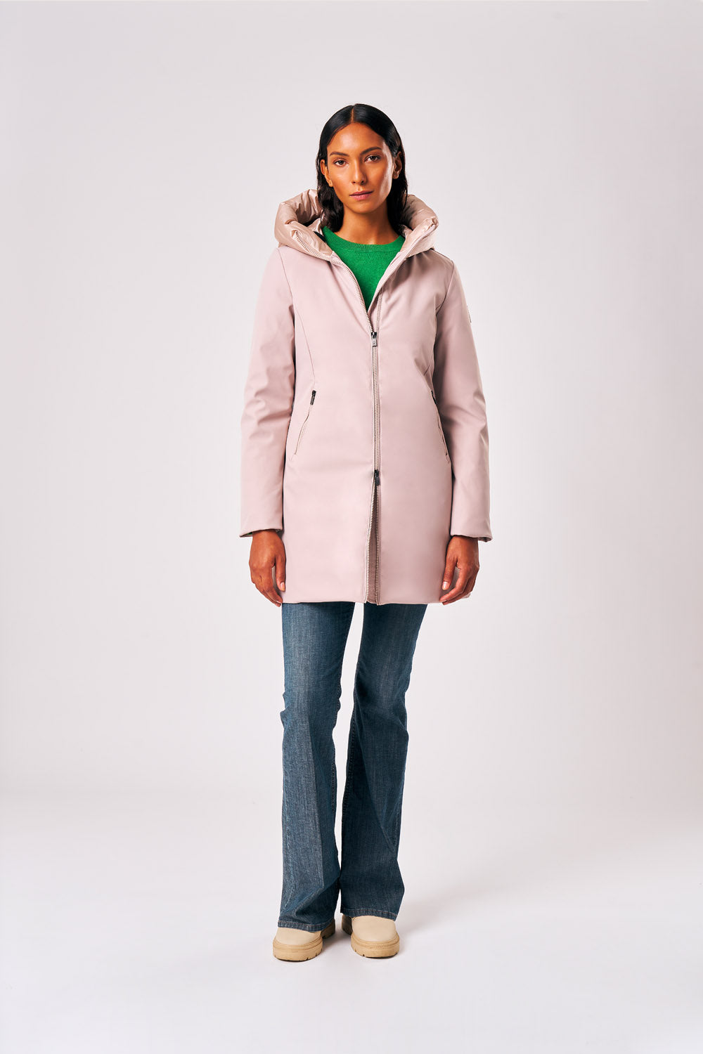 Giacca softshell lunga con cappuccio Mire 4.0