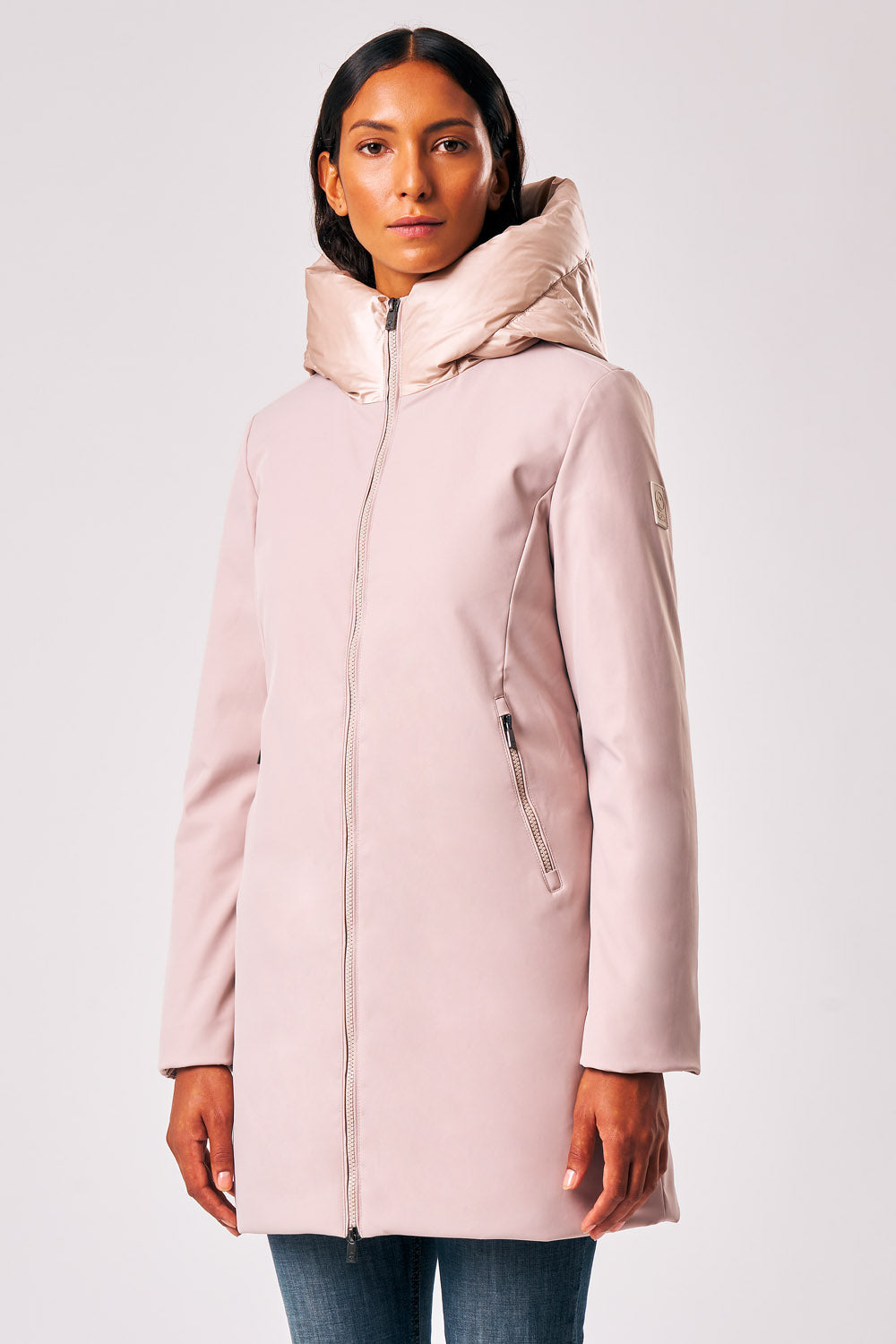 Giacca softshell lunga con cappuccio Mire 4.0